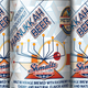 closeup of hanukkah beer cans